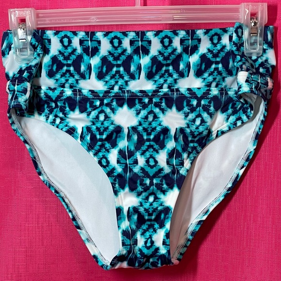VICTORIA’S SECRET TEAL HIGH WAIST BIKINI SIZE 36B/M - Picture 5 of 11